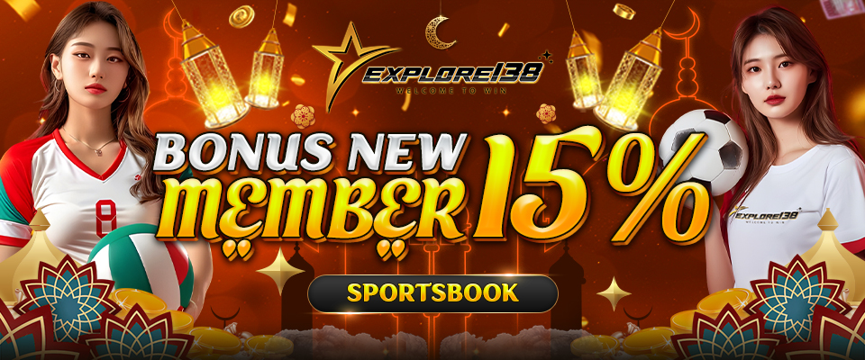 BONUS NEW MEMBER SPORTSBOOK 15%